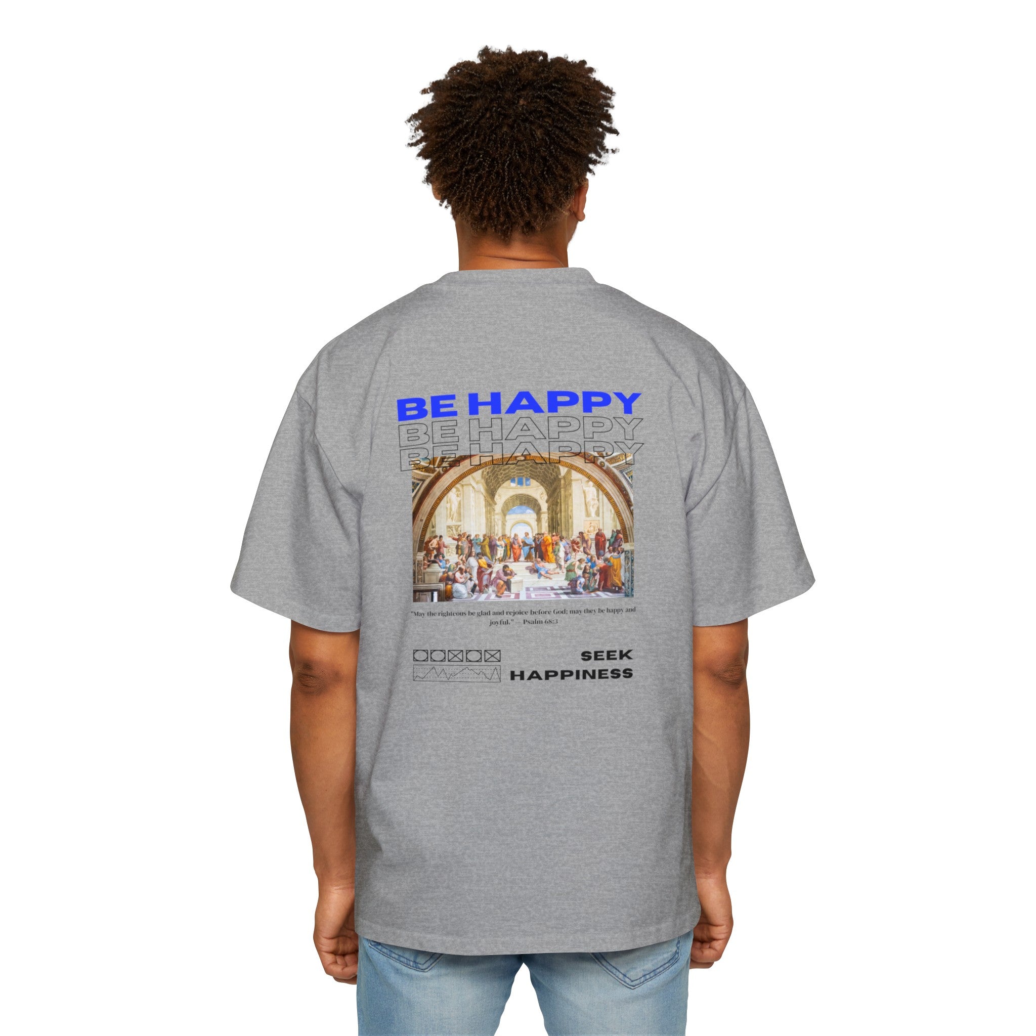 Be Happy Oversized T-Shirt