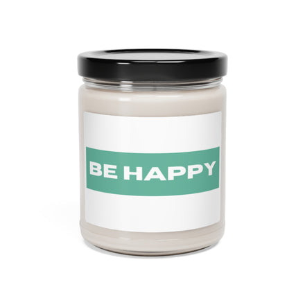 “Be Happy” Scented Soy Candle, 9oz