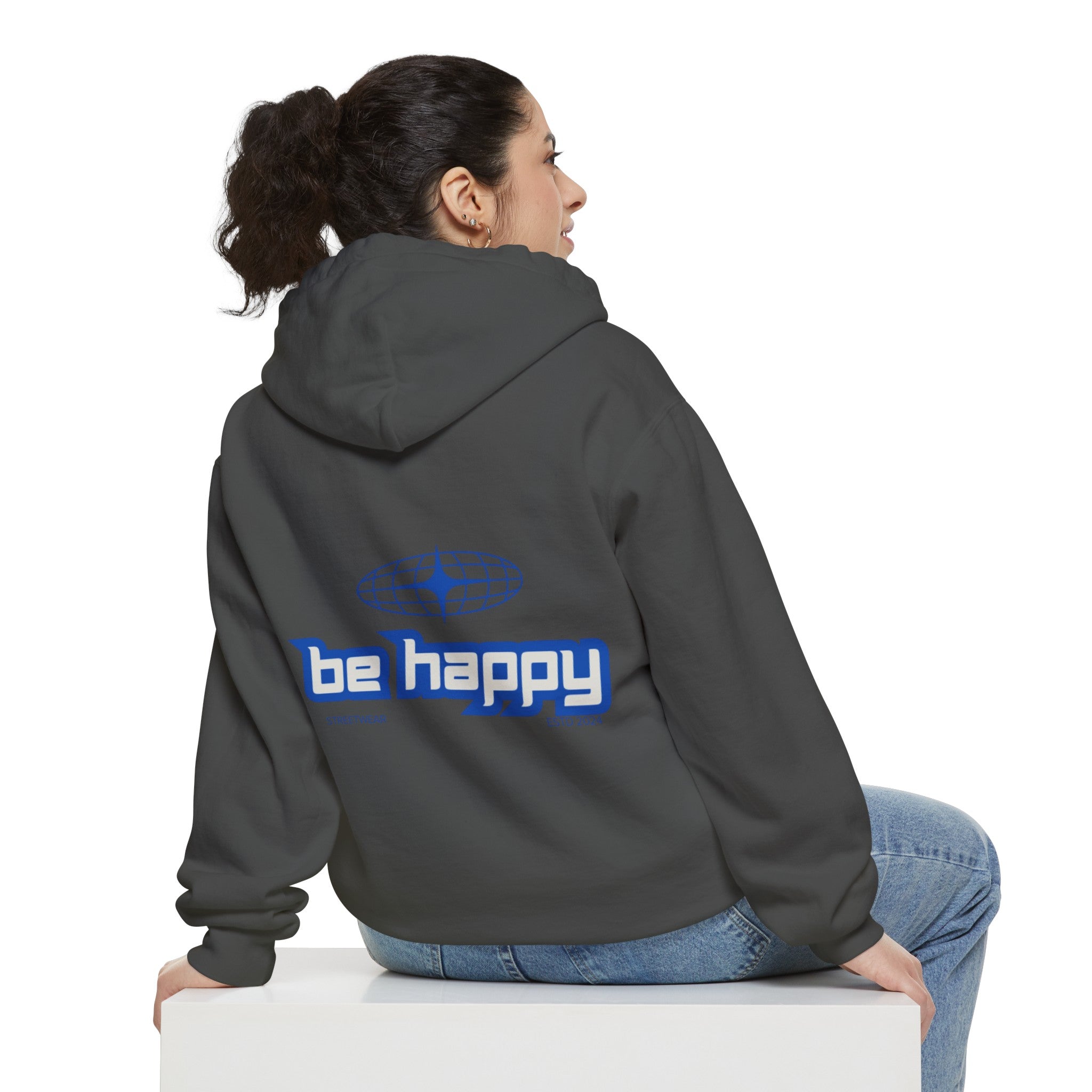 Be Happy Heavy Hoodie